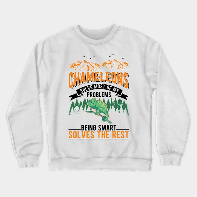 Chameleon Gift Crewneck Sweatshirt by favoriteshirt